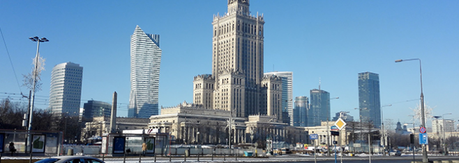 Warschau Panoramabild